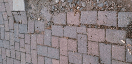 Paver walkway repair