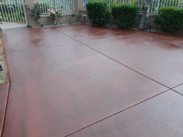 smooth finish concrete patio installation 