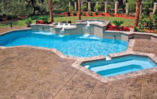 Carmel valley concrete resurfacing Pool Deck