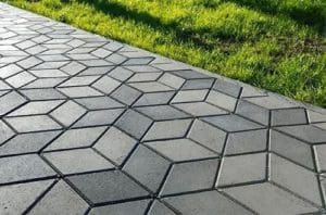 stamped concrete vs pavers