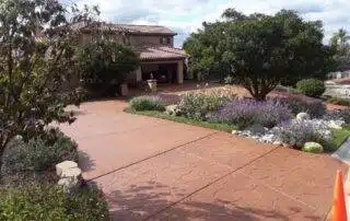 alt="Large-Driveway- installation-Hardscape-Services-San Diego."