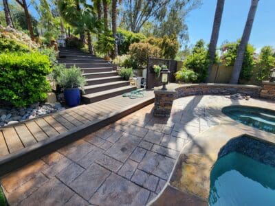 Carmel Valley Concrete resurfacing project 