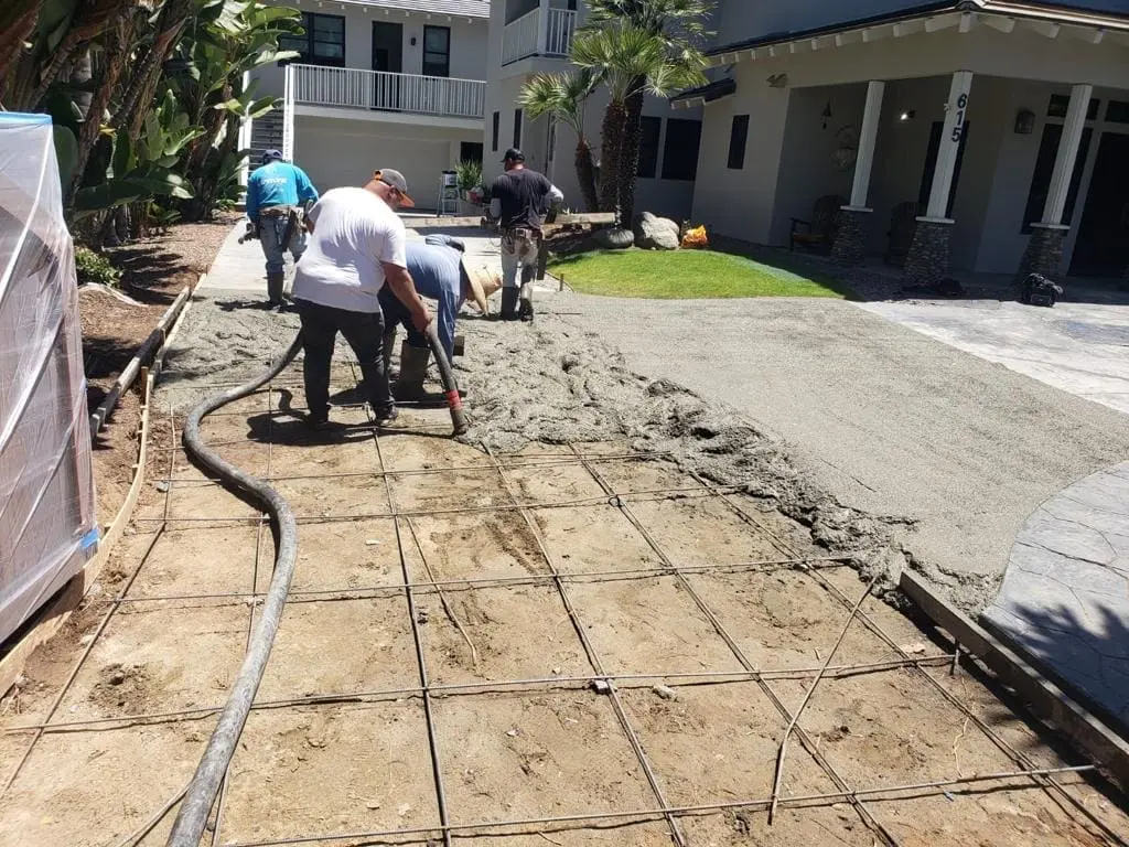 concrete installation services in San Diego by Calcleanseal alt="concrete installation services in San Diego CA by Calcleanseal team"