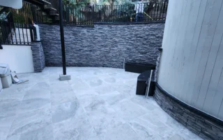 Retainer wall installation services in San Diego